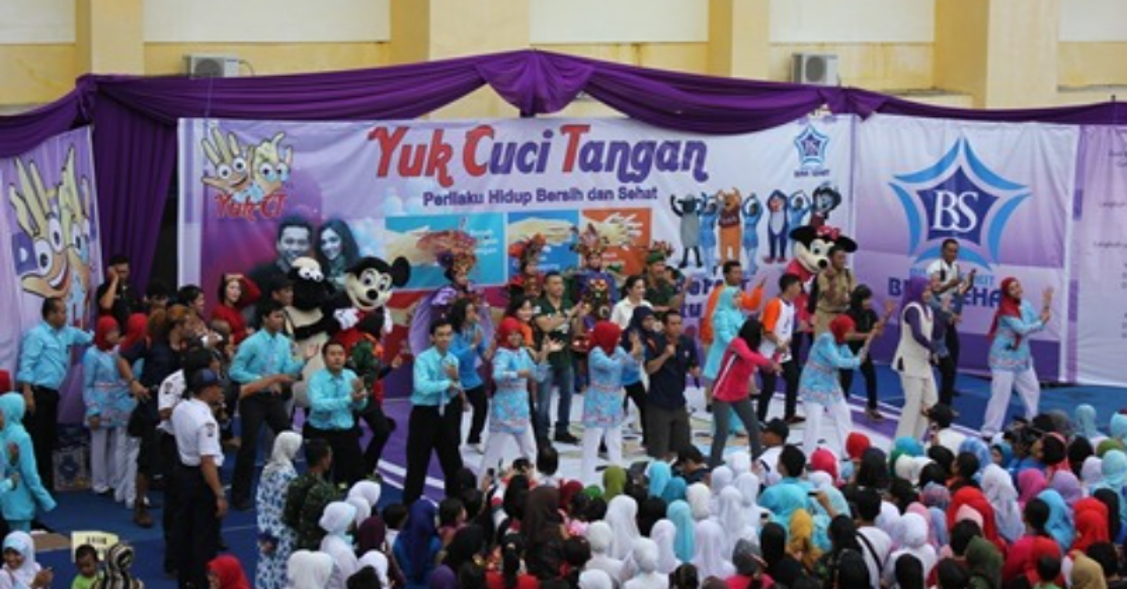 Peserta Senam dan Joget Cuci Tangan Terbanyak sebanyak 66.302 Peserta